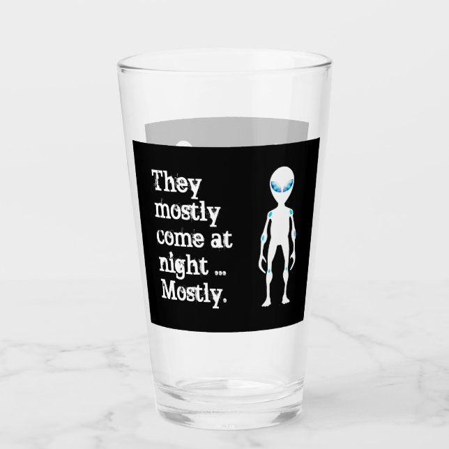 Cita de alienígena blanco negro lindo (Anverso)