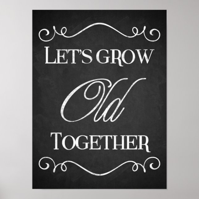 Cita de amor arte arte tiza impresión de San Valen (Frente)