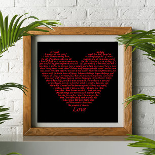 Cita de amor Arte de tipografía