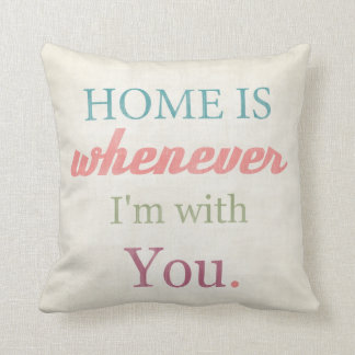 Cita de amor arte Typohraphy almohada impresa