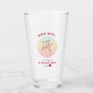 Cita de amor Beso romántico