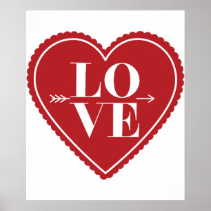 Cita de amor moderna Arte Poster elegante de moda