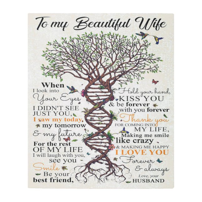 Cita De Amor Para Esposa | Decoración del hogar (Anverso)