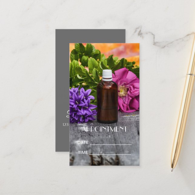 Cita de Aromaterapia de Masaje de Aceite Esencial  (Anverso/Reverso In Situ)