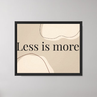 Cita de arte minimalista Menos es más