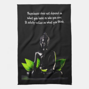 Cita de Buda 4 toalla de mano