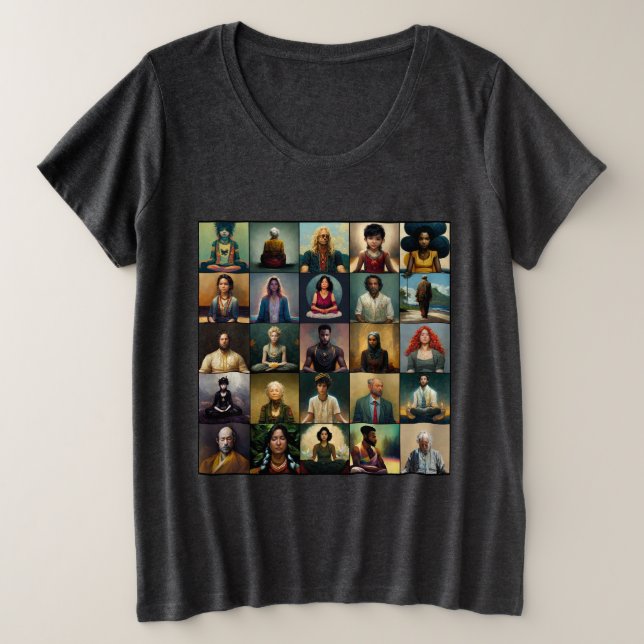 Cita de Buda: Meditar, no seas descuidado (Anverso del diseño)