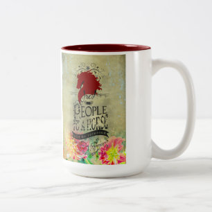 Cita de caballo - Café, tazón de té, copa