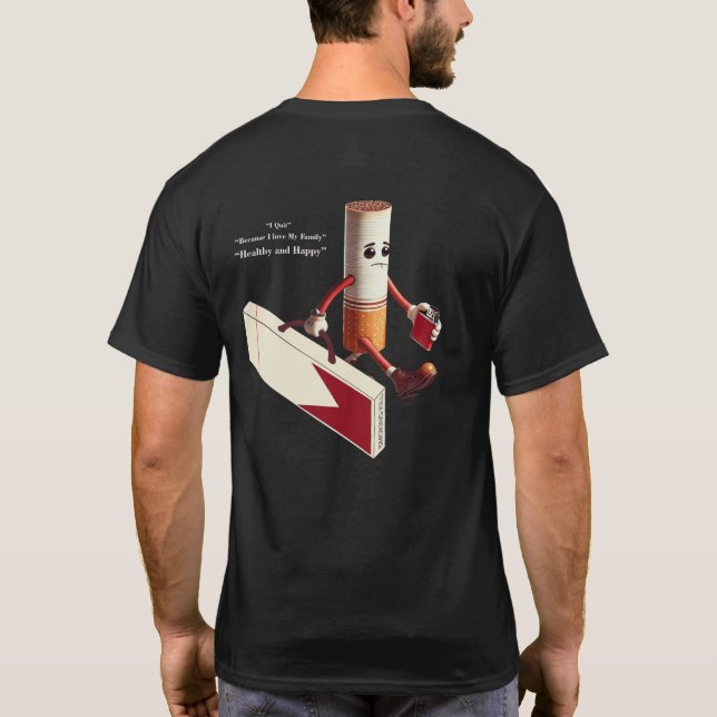 Cita de camiseta masculina. (Reverso)