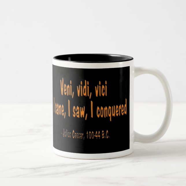 Cita de César, taza de Mike del equipo (Derecha)