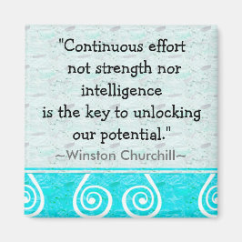 Cita de Churchill - Imán Motivacional