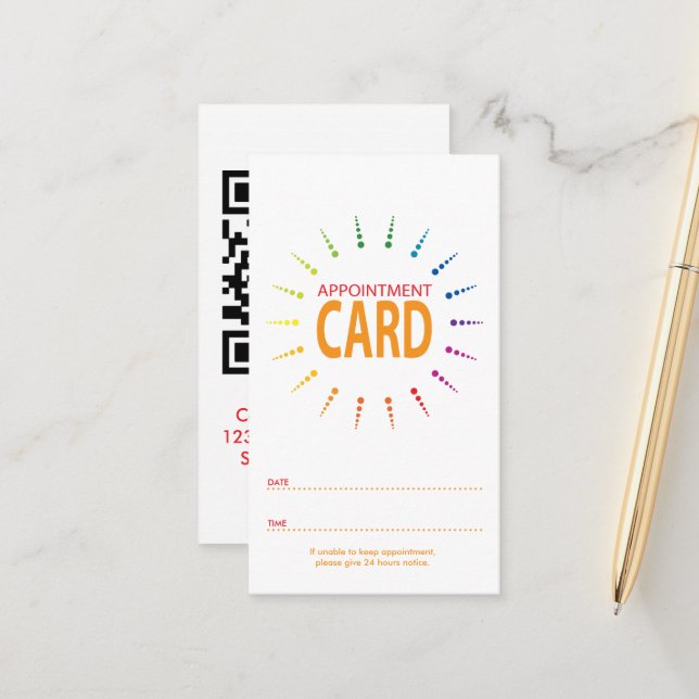 cita de código qr arinbowBurst (Anverso/Reverso In Situ)