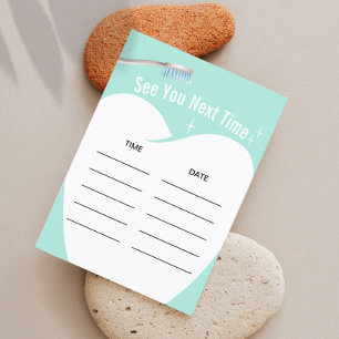 Cita de cuidado dental verde de la Mint Dentist