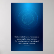Cita de David Hilbert - Posters de matemáticas