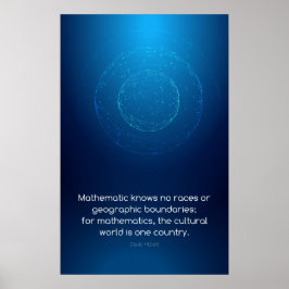 Cita de David Hilbert - Posters de matemáticas