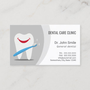 Cita de dentista dental sonriente