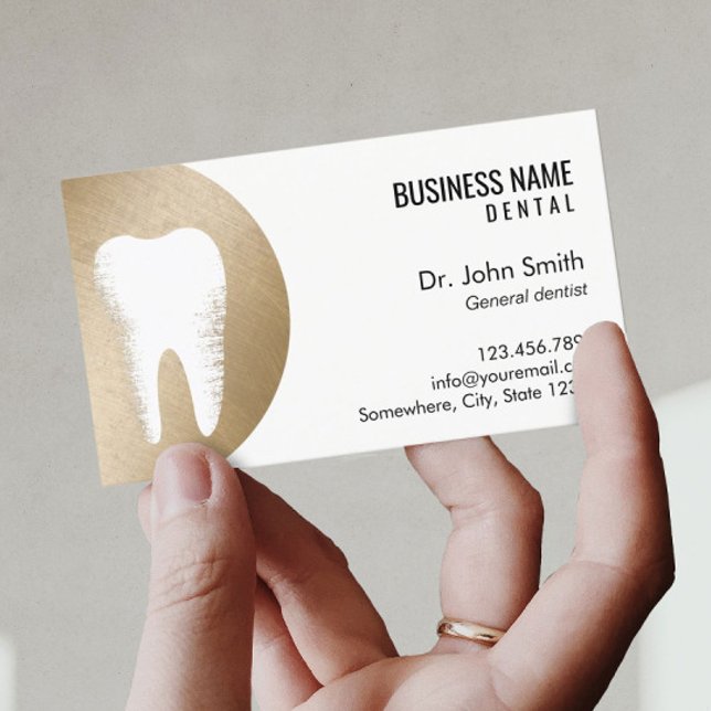 Cita de Dentista Oro Moderno Oro Odontológico (Subido por el creador)