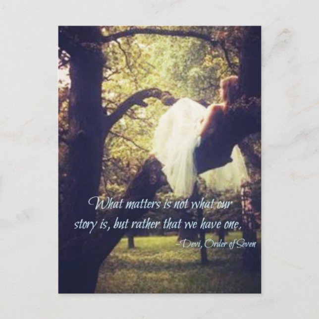 Cita de Devi, postal (Anverso)