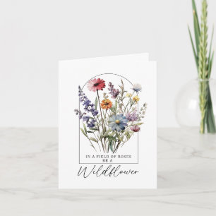 Cita de Flor Silvestre Inspiradora de Boho Floral