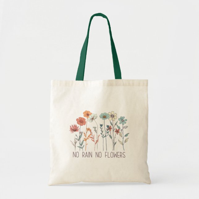 Cita de flores silvestres para la bolsa (Frente)