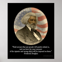 Cita de Frederick Douglass, Poster de impresión de