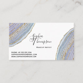 Cita de Geode Agate de Lavanda de Oro Moderno