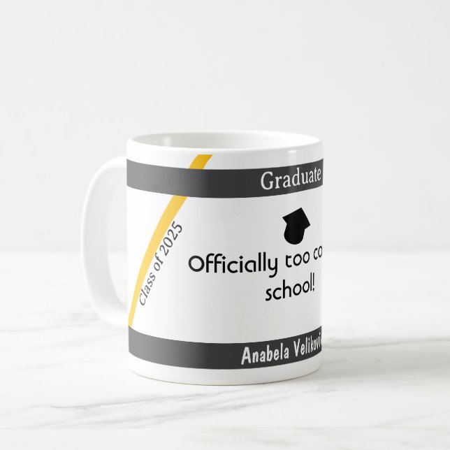 Cita de graduación 8 taza de café (Anverso izquierdo)