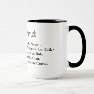 Cita de Hamlet de Radioaficionado Taza Para morir,