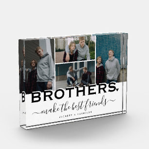 Cita de HERMANOS y regalo de Collage de fotos