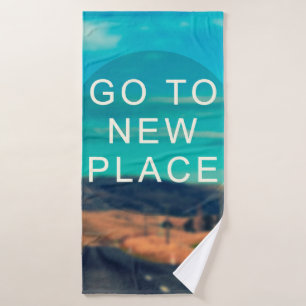 Cita de inspiración para viajes - Ve a un nuevo lu