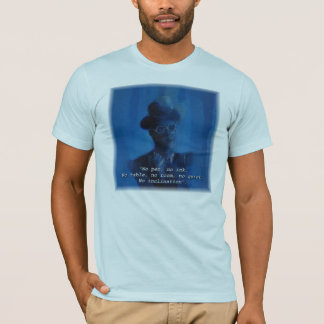 Cita de James Joyce "ninguna pluma, camiseta de