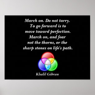 Cita de Khalil Gibran - impresión de arte