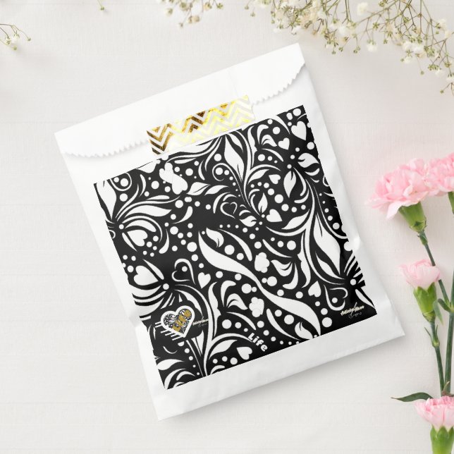 Cita de la vida: Bolsas de favores negros de Adiel (Sellado)