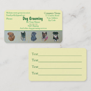 cita de los servicios de cuidado de perros Groomin
