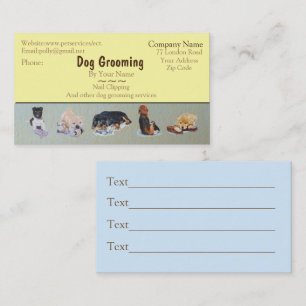 cita de los servicios de cuidado de perros Groomin