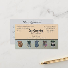 cita de los servicios de cuidado de perros Groomin