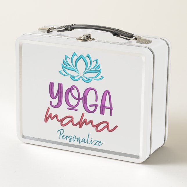 Cita de Mamá Yoga Zen Genial Personalizada (Anverso)