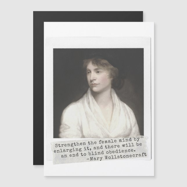 Cita de Mary Wollstonecraft - Grandes mujeres en l (Anverso/Reverso)
