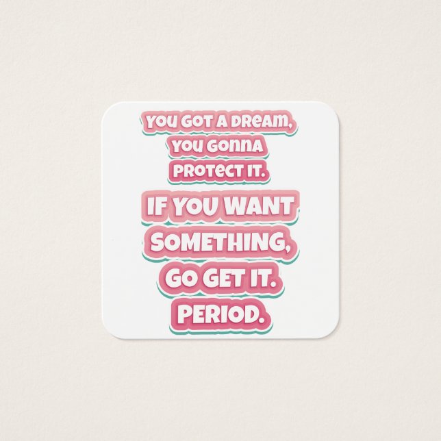 Cita de motivación (Anverso)