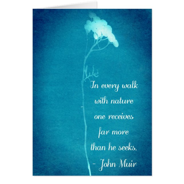 Cita de Muir Nature Walk (Frente)