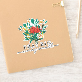 Cita de oración Biblia cristiana versus Pegatina