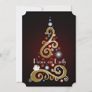 Cita de Peace on Earth con el árbol de Navidad dor