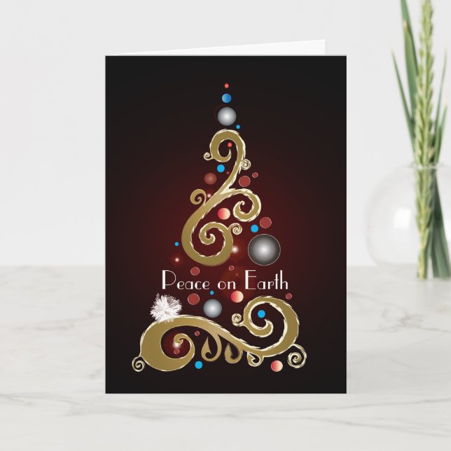 Cita de Peace on Earth con el árbol de Navidad dor (Anverso)