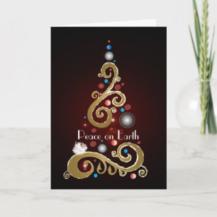 Cita de Peace on Earth con el árbol de Navidad dor