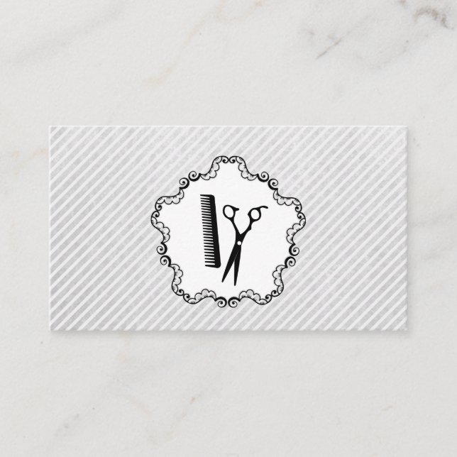 Cita de peine y tijera estilista (Anverso)