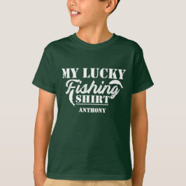 Cita De Pesca Mi Afortunada Camisa De Pesca Gracio