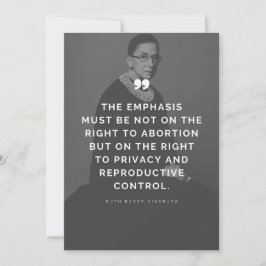 Cita de Pro Choice Ruth Bader Ginsburg