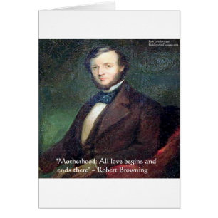 Cita de Robert Browning sobre la Maternidad