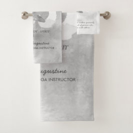 Cita de Rótulo Pose Om del árbol de meditación del