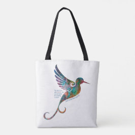Cita de Rumi con la bolsa de asas del colibrí